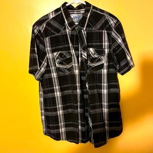 Mens XL button up retro